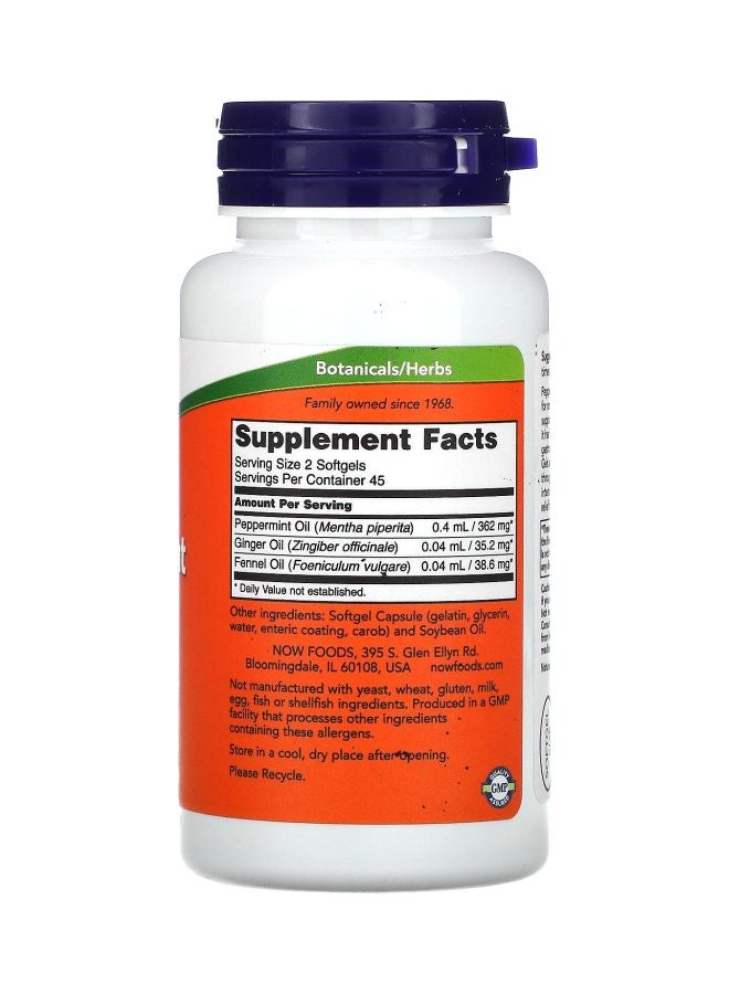 Now Foods Peppermint 90 Softgels - Image 2