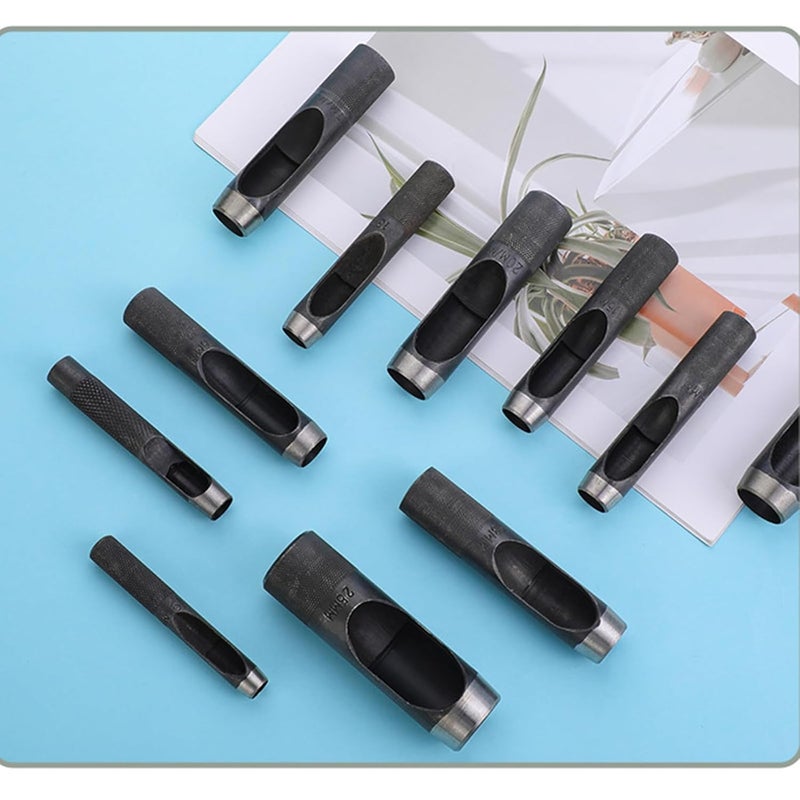 Hollow Leather Hole Punch Tool For Watch Bands And Belts Carbon Steel Puncher - Image 4