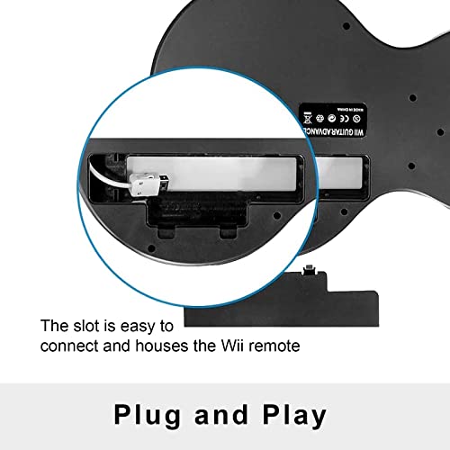 NBCP Wireless Wii Guitar Controller – Compatible with Guitar Hero on Wii, Supports Clone Hero & Band Games – White - Image 4