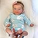 GYCV Lifelike Reborn Baby Dolls Girl 18 Inch Baby Doll Realistic Newborn Girl Silicone Cloth Body Adorable Reborn Baby Doll Real Life Babies Reborn Doll Toys with Accessories Birthday Gift for Kids - Image 3