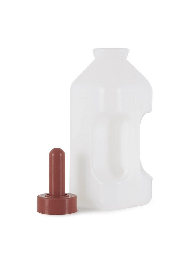 Tuff Stuff Products Lbh2 2 Quart Push On Nipple Teat Cap 2 Quart Calf Milk Feeder Nursing Feeding Bottle With Hand Grip Handle  - Image 5