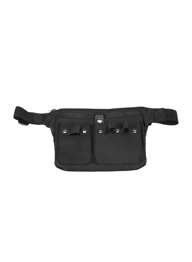 NIBEMINENT Hairdressing Scissor Holster Pouch With Shoulder Belt Black - Image 1