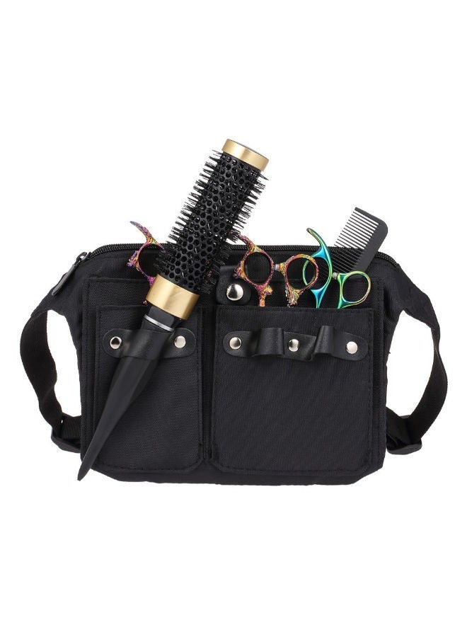NIBEMINENT Hairdressing Scissor Holster Pouch With Shoulder Belt Black - Image 3