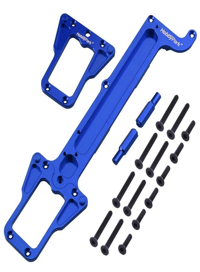 HobbyPark Aluminum Upper Chassis for Traxxas 1/18 LaTrax Teton Rally, Replacement Parts (Navy Blue) - Image 1