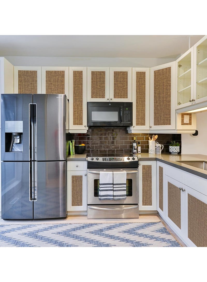 Anna 40cm x 10m Waterproof and Moisture-Proof Solid Color PVC Self-Adhesive Wallpaper - Image 5