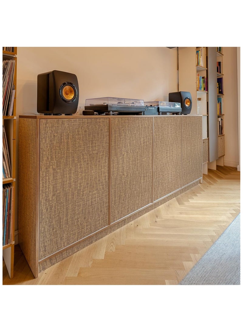 Anna 40cm x 10m Waterproof and Moisture-Proof Solid Color PVC Self-Adhesive Wallpaper - Image 2