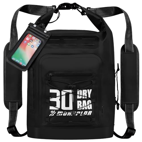 MORXPLOR Dry Bag Waterproof5L10L20L30L40L55L Roll Top Dry Bag Backpack with WaterProof Phone Case for SwimKayak - Image 1