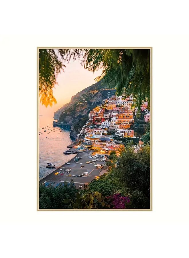 إطار صور ذهبي من سبائك الألومنيوم مقاس 8 بوصات، ديكور عصري للمنزل والمكتب، هدية - Image 1