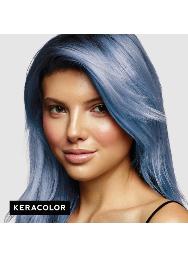 كيراكلر Keracolor Clenditioner SILVER BLUE Hair Dye - Semi Permanent Hair Color Depositing Conditioner, Cruelty-free, 12 Fl. Oz. - Image 3