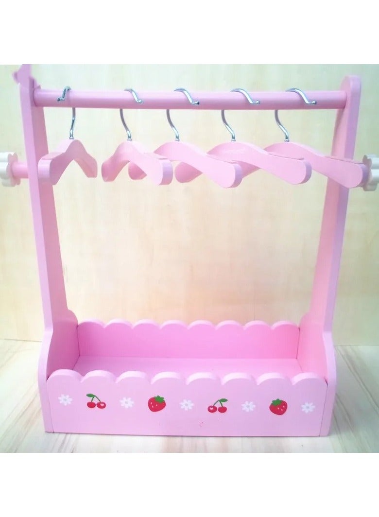 Free Shipping Hot Sale Armoire Wardrobe Wardrobe Clothespress For Dog Cat Clothes With 5 Pieces Coat Hanger - Image 1