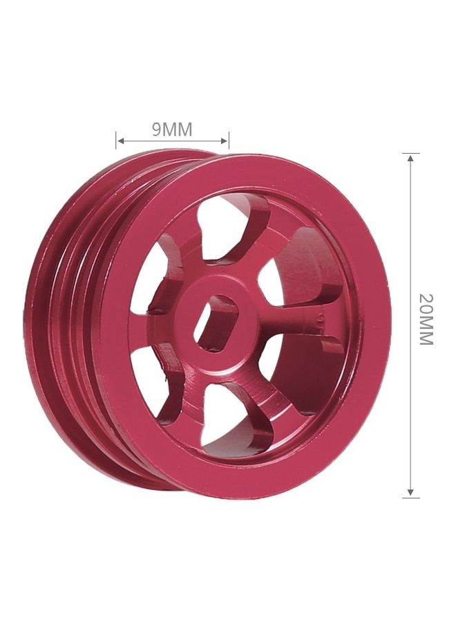 NIBEMINENT 4-Piece Metal Wheel Hub 1/28 RC Car Kit Set  - Image 2