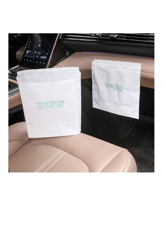 OASIS-TH 20 pcs Car Trash Bag with Lid Hanging with Storage Pockets Collapsible and Portable Car Garbage  - Image 1