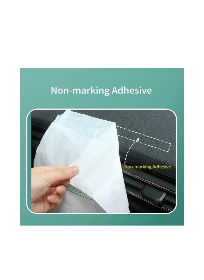 OASIS-TH 20 pcs Car Trash Bag with Lid Hanging with Storage Pockets Collapsible and Portable Car Garbage  - Image 4