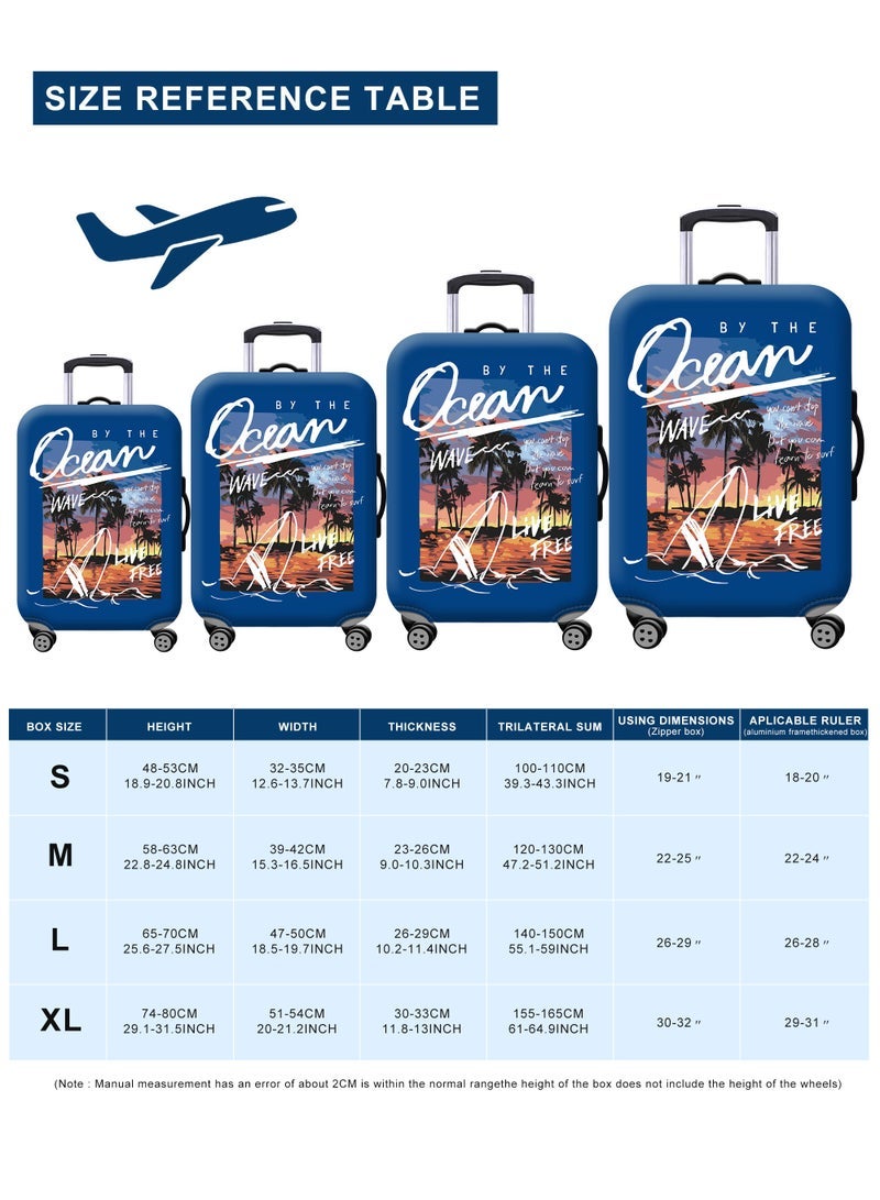 URbazaar Elastic Travel Luggage Cover Travel Suitcase Protective Cover for Trunk Case Apply to 18-30 inch Luggage Suitcase Cover - Image 3