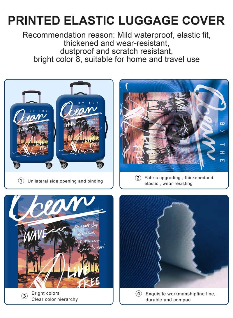 URbazaar Elastic Travel Luggage Cover Travel Suitcase Protective Cover for Trunk Case Apply to 18-30 inch Luggage Suitcase Cover - Image 4