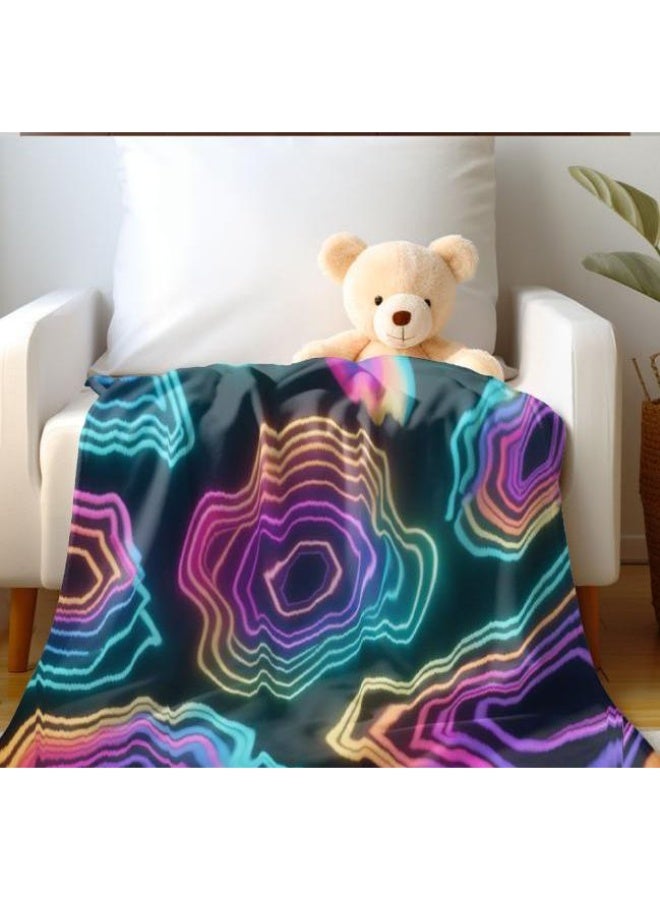 عام بطانية رقيقة من الفانيلا الكرتونية للأطفال والرضع (دافئة ومريحة، ومناسبة للنوم والألعاب) 70 سم * 100 سم - Image 2