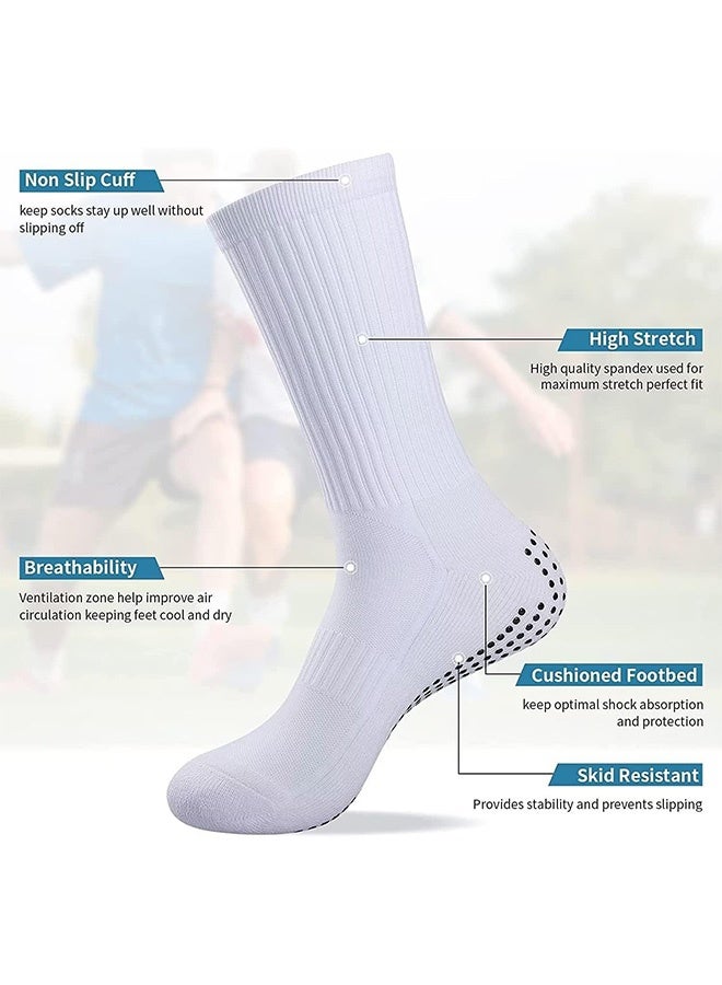 Peachjoy Grip Socks for Men and Women - Anti-Slip Soccer, Pilates, Yoga Non-Slip Socks - Image 3