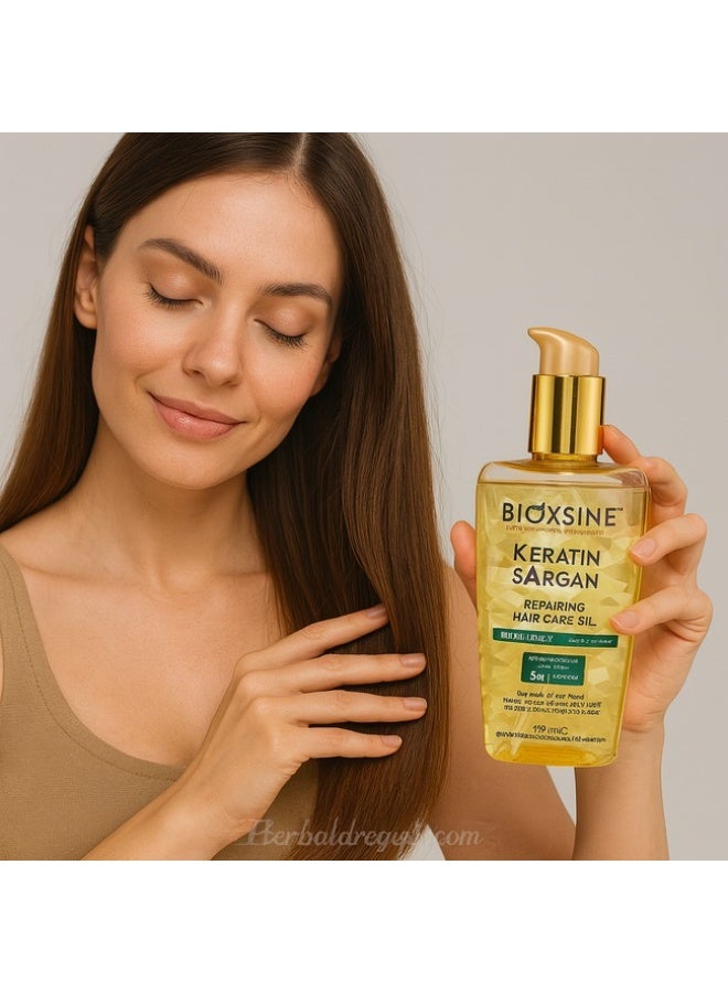 Bioxcin Keratin & Argan Repairing Hair Care Oil 150 ml - Image 3