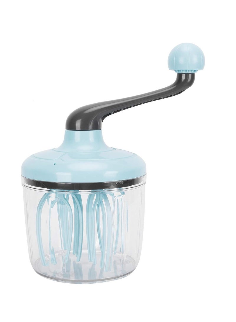 خفاقة يدوية للطبخ باللون الاخضر خفاقة يدوية شبه اوتوماتيكية للبيض والحليب الابيض والكيك والبيض  قطعة 1 واحدة من خفاقة الحليب الكريم - Image 2