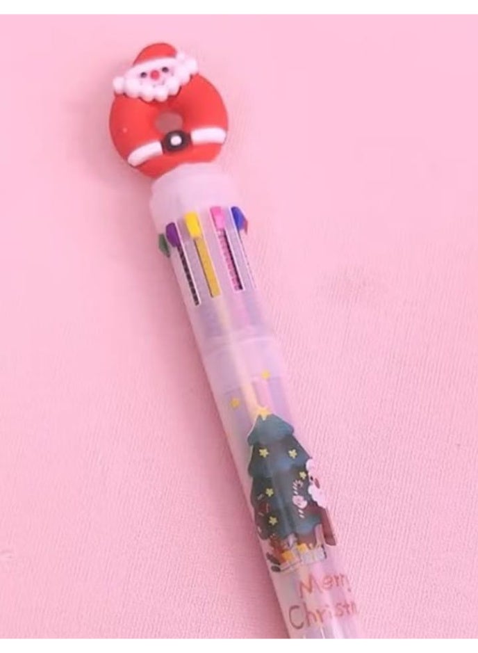 10 in 1 Colored Ballpoint Pens for Kids (6 Pieces - s) - Image 2