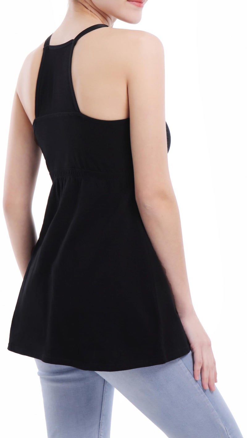 SUIEK Women's Nursing Tank Top Cami Maternity Bra Breastfeeding Clothes (X-Large) - Image 5