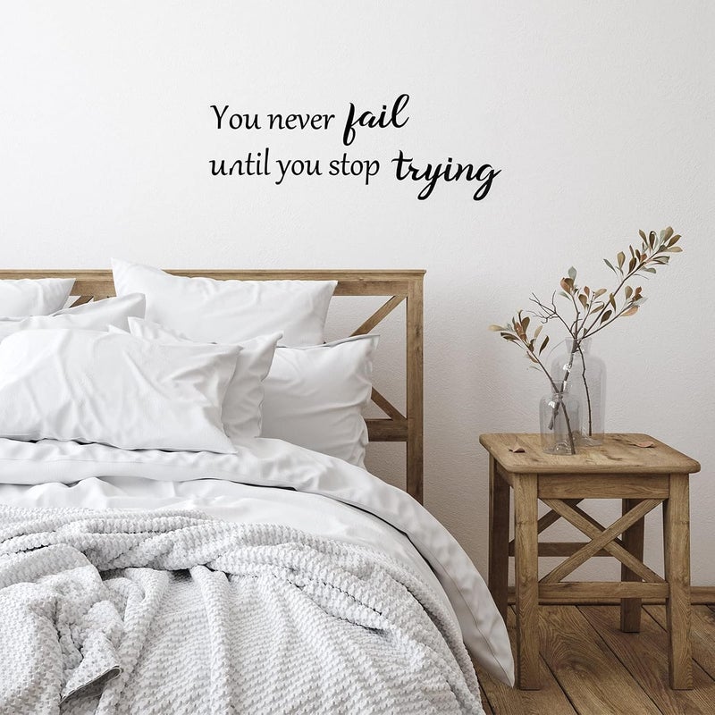 Zonon Vinyl Wall Stickers Inspirational Quotes Decals Peel and Stick Motivational - Image 4
