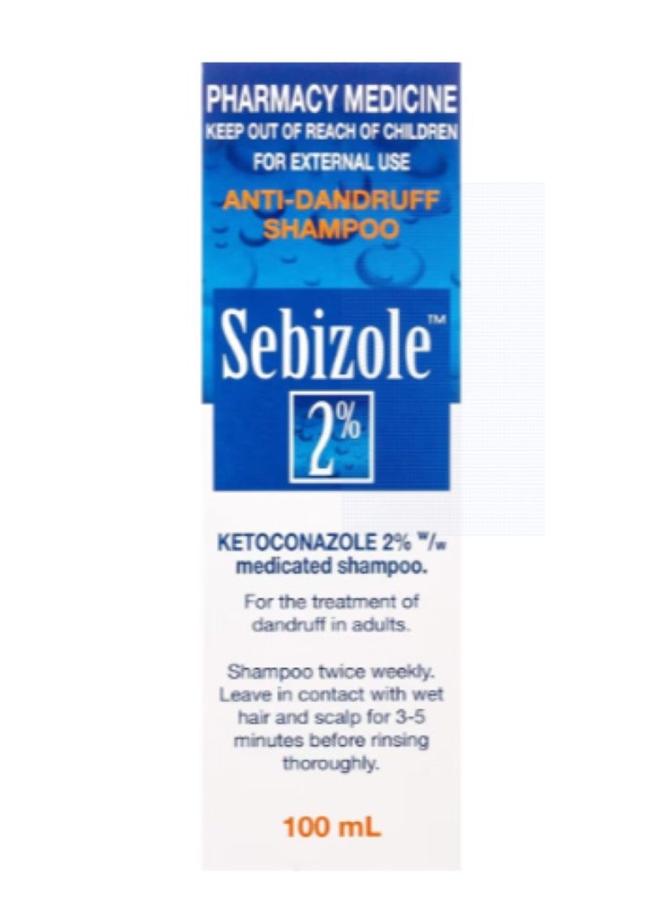 Sebizole Shampoo 100ml 2PCS - Image 1