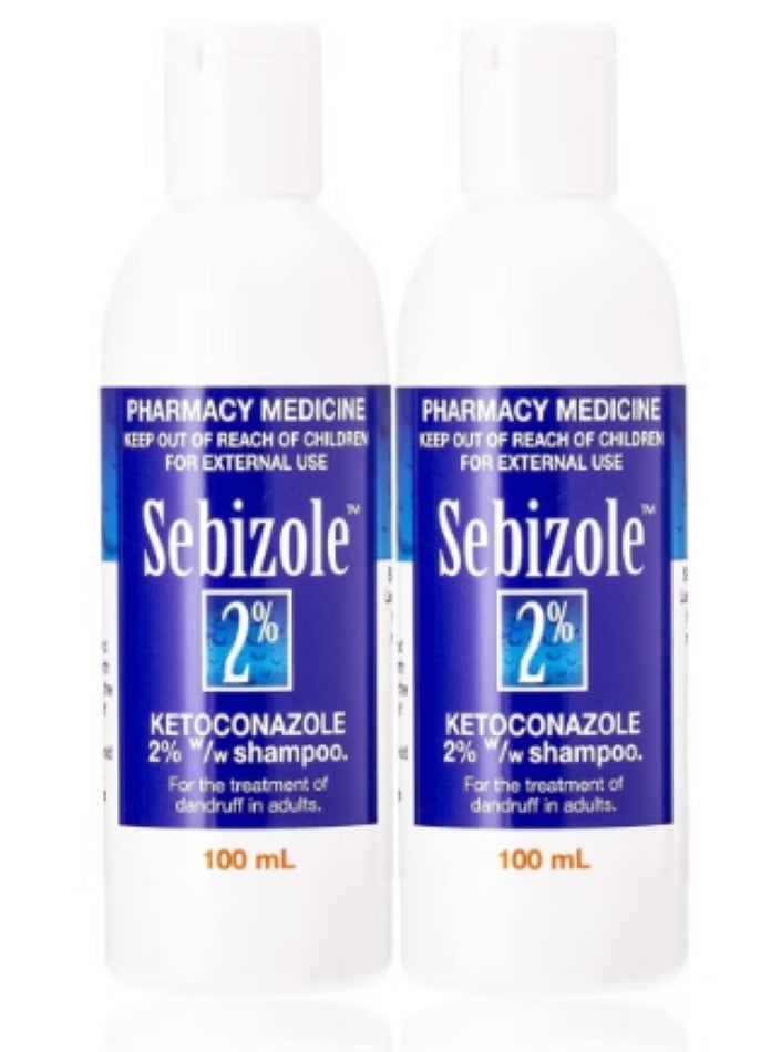 Sebizole Shampoo 100ml 2PCS - Image 2