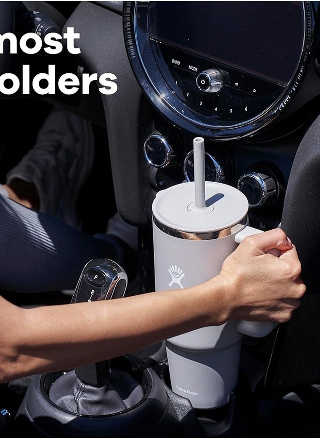 Hydro Flask 40 oz Tumbler with Handle, 2-in-1 Straw and Sip Lid, Leakproof, Dishwasher Safe, Insulated Stainless Steel Travel Coffee Mug, Keeps Cold for 24 Hours, Fits in Car Cup Holder  - Image 5
