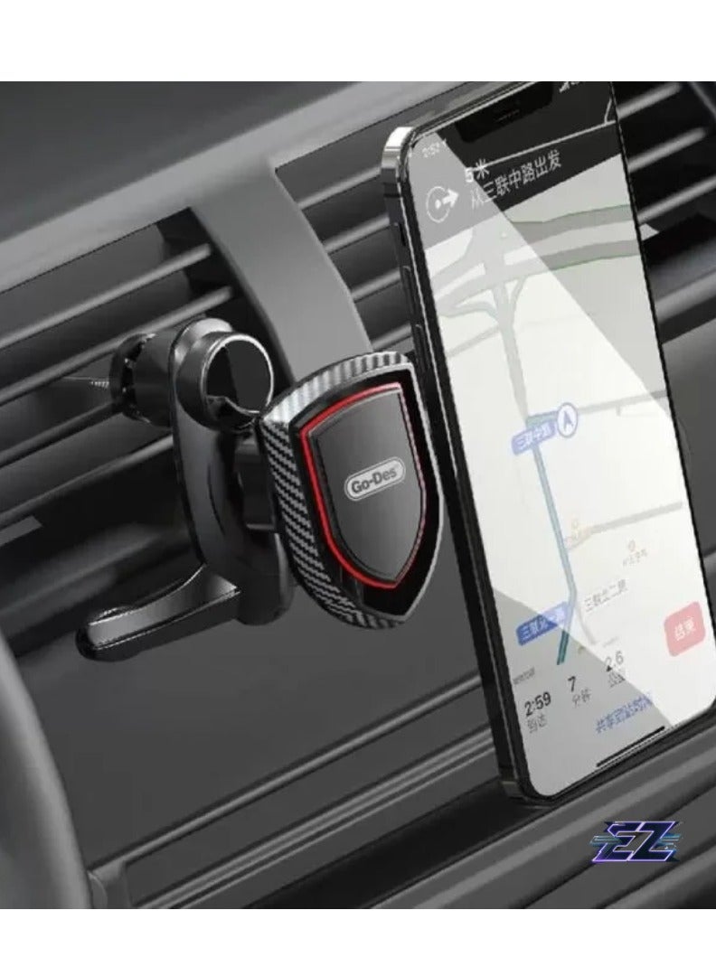 ELTRAZONE 2-in-1 Magnetic Vehicle Phone Holder – Dashboard & Air Vent Mount, Universal Compatibility - Image 2