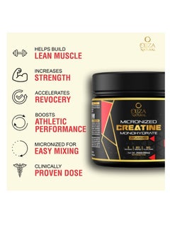 Oliza Natural Miconized Creatine Monohydrate Powder Unflavored 250gm 83 Serving  - Image 3