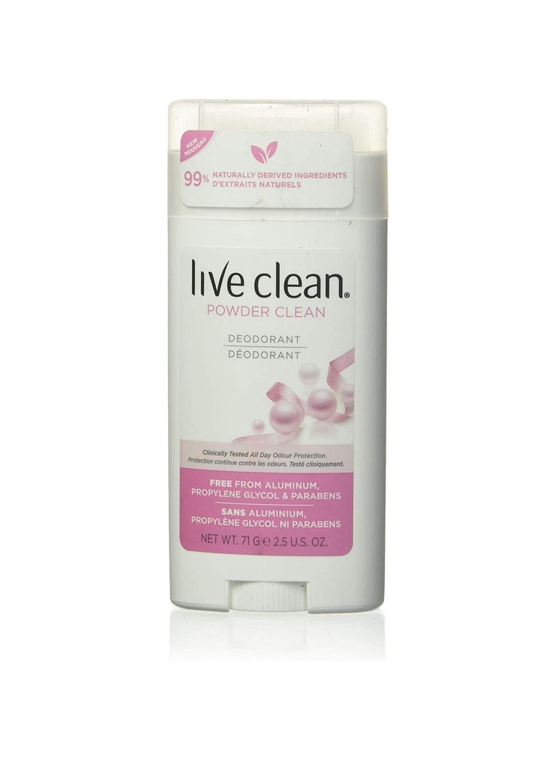 Live Clean Powder Clean Deodorant 71 g - Image 1