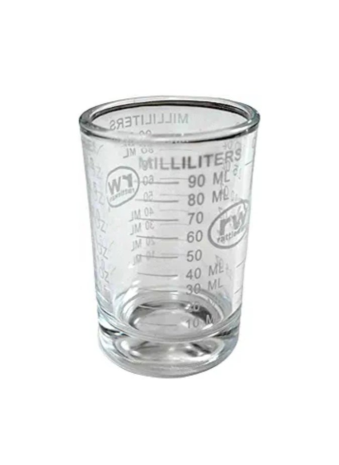 Rattleware - Rattleware 3 Oz Measuring Espresso Shot Glass, designed for precision as espresso shot cups and an espresso measuring cup, ideal for any Home and professional use - Image 1