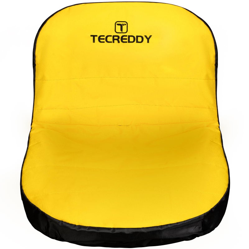Tecreddy Lawn Mower Seat Cover Weatherproof Heavy Duty Tractor Seat Cover Compatible with John Deere LP92324 Cub Cadet Riding Lawn Mower Medium - Image 2