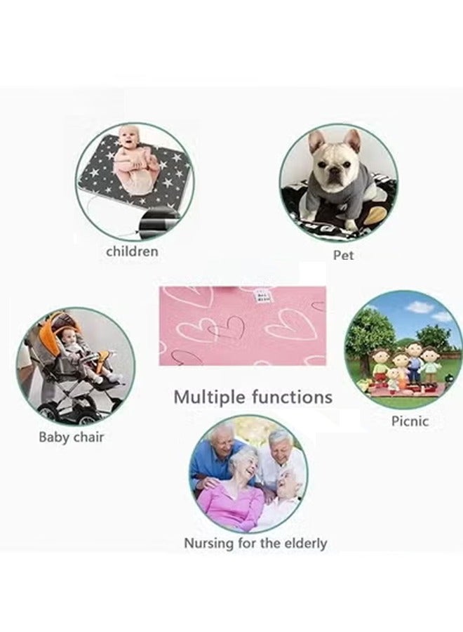 Vividorad Portable Diaper Changing Pad - Waterproof Foldable Baby Changing Mat - Travel Diaper Change Mat - Lightweight Changing Pads for Baby - Baby Changer - Machine Washable for Home or for Travel – 70 x 90 cm, Soft & Secure - Image 3