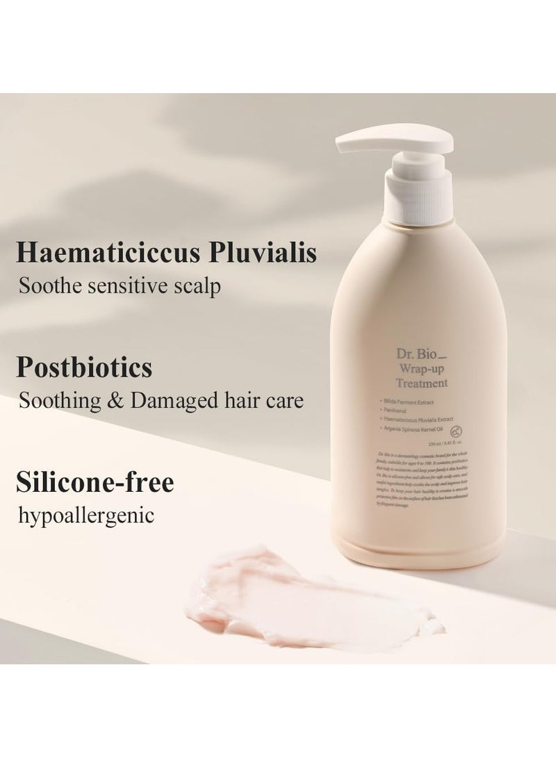 Dr.Bio Korean Wrap-Up Hair Treatment 250ml – Sulfate-Free Conditioner & Repair Care for Damaged Hair – Korean Hair Care - Image 3