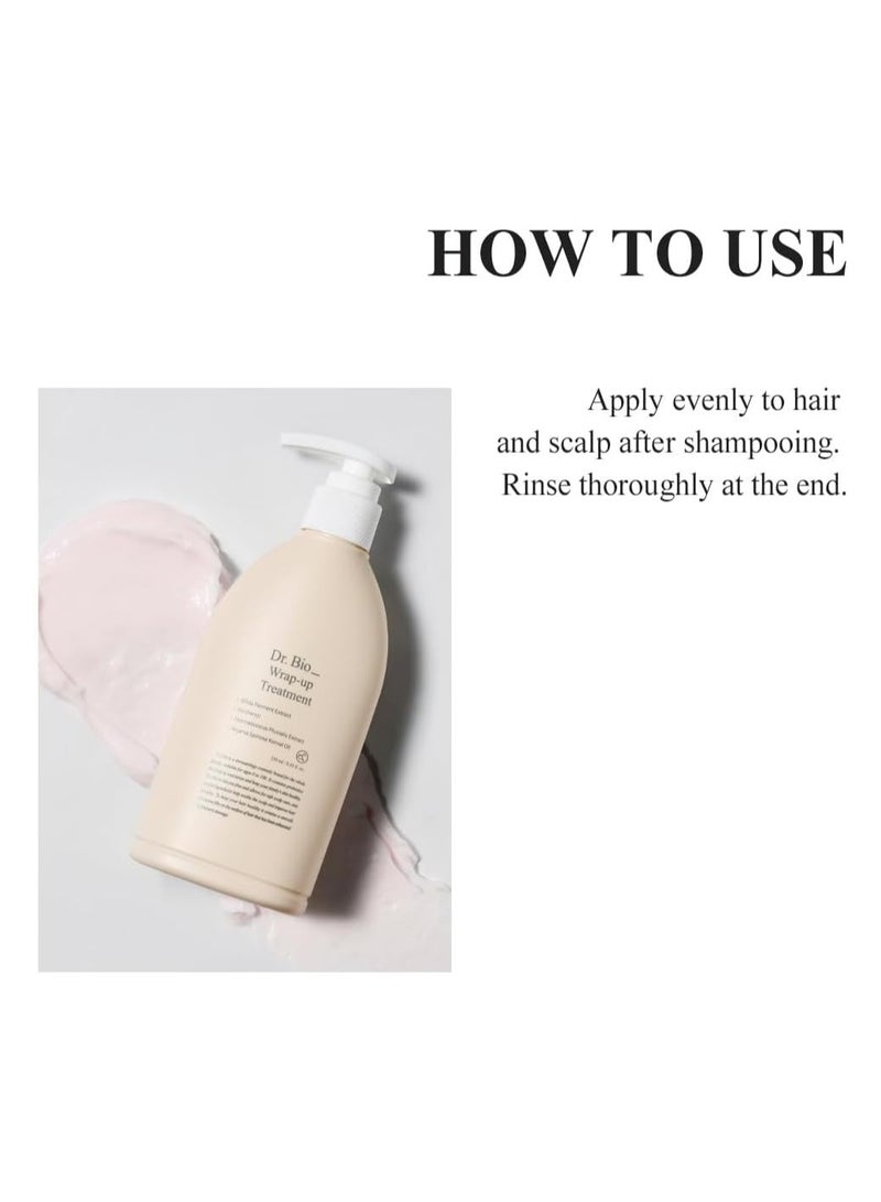 Dr.Bio Korean Wrap-Up Hair Treatment 250ml – Sulfate-Free Conditioner & Repair Care for Damaged Hair – Korean Hair Care - Image 5