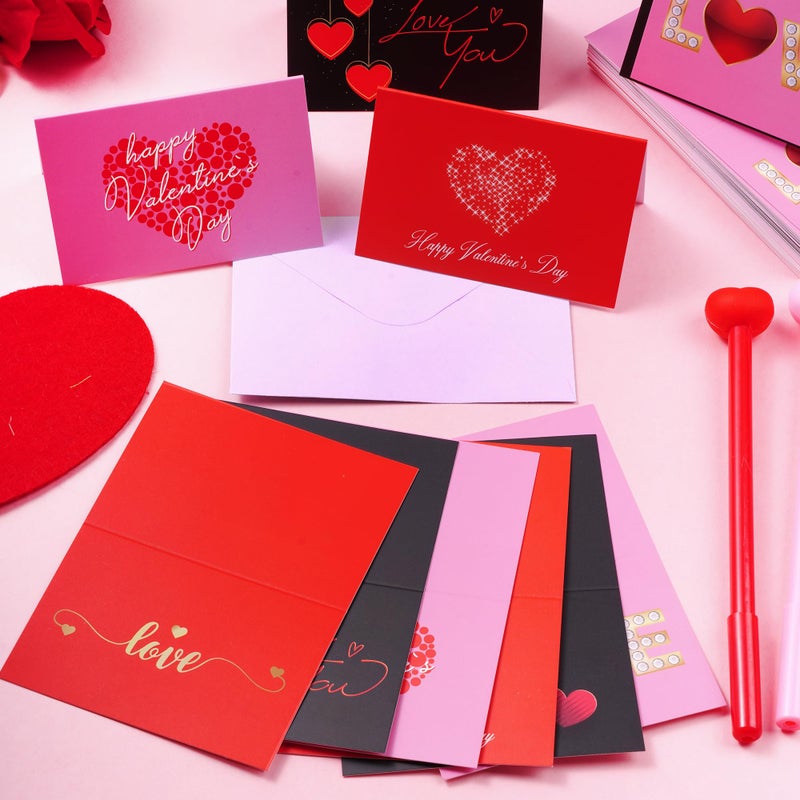 jiebor 60Pcs Mini Valentines Cards Blank Cards Gifts Bulk for Envelopes Office Supplies - Image 3