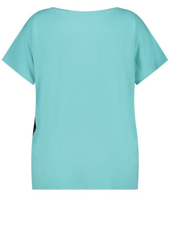 GERRY WEBER - Short sleeve top with a crepe front - Image 1
