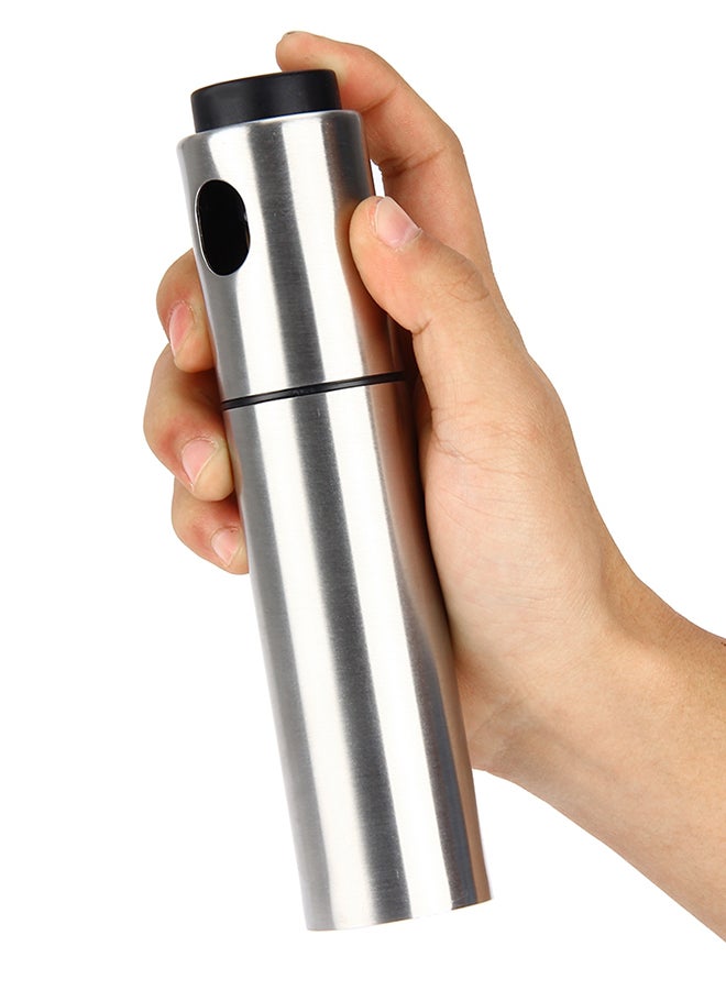 Olive Oil Spraying Bottle Silver/Black 18.5x4.5x4.3cm - Image 2