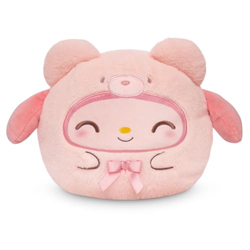 TeeTurtle Reversible Sanrio My Melody Plushie 6Inch Teddy Bear TwoSided Flip Plush Toy with Embroidered Details Cute Mini Collectible Plush for Kids Teens and Adults - Image 1