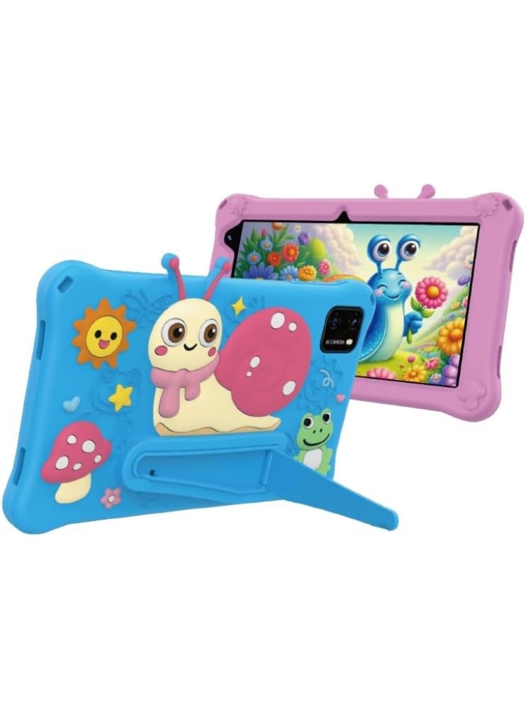 MODIO TAB Kids Tab M750, 7-inch Android Tablet, 64GB ROM, 4GB RAM, 4G LTE, Wi-Fi, Dual Camera, Kid-Proof Case - Image 1