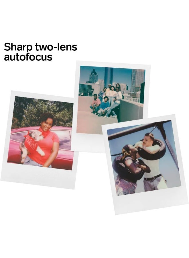 Polaroid Now Instant Film Camera Gen 3 | Classic Analog Instant Camera with Optimized Two-Lens Autofocus for Sharper Photos | Self-Timer, Double Exposure | USB-C Rechargeable | Compatible with i-Type & 600 Film - Coral - Image 5