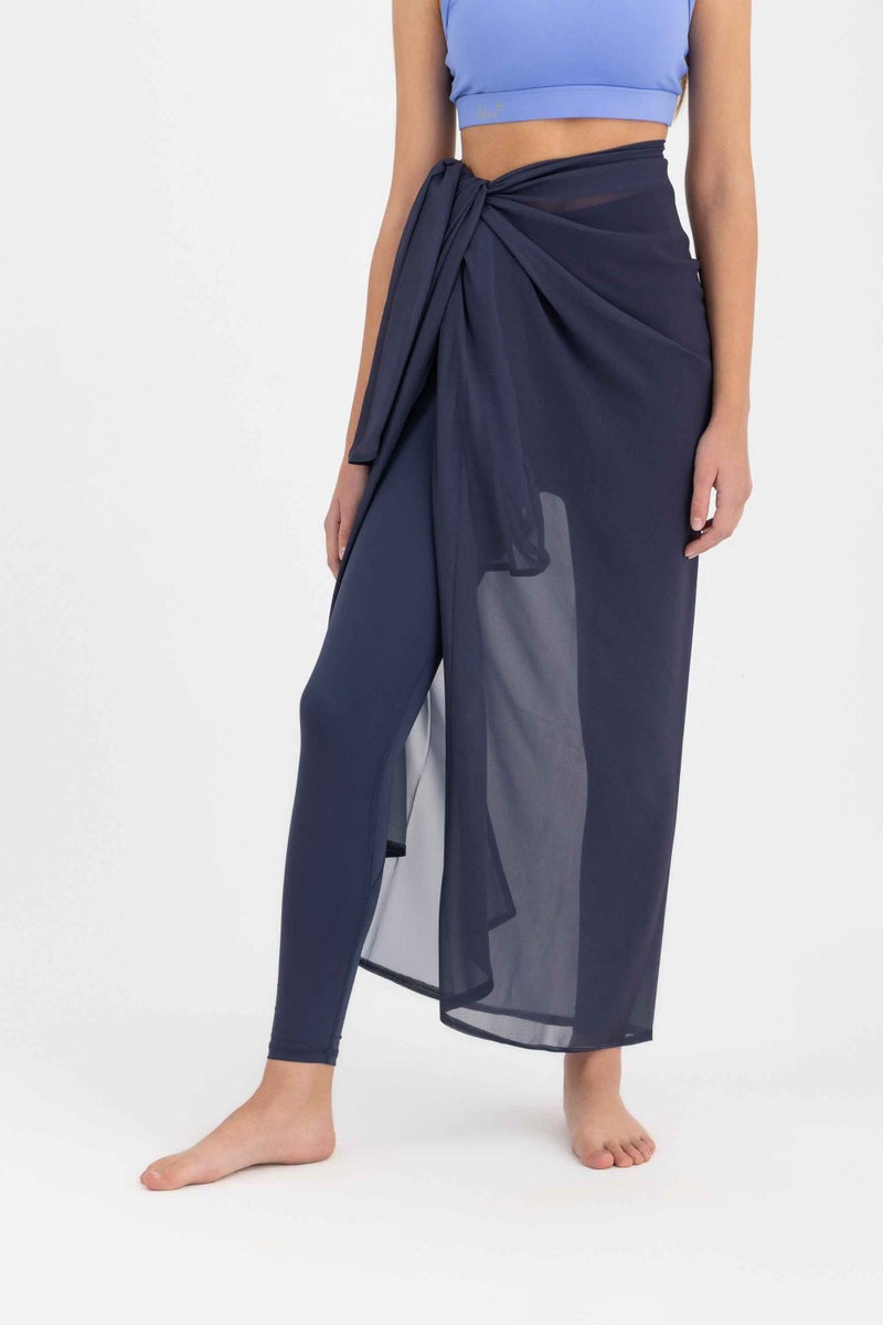 Libra Sport Chiffon Wrap - Navy - Image 1