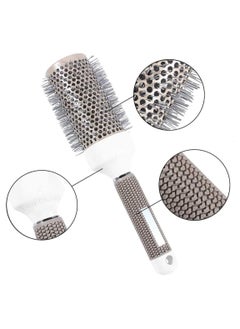General Round Hair Brush Curl Ceramic Hair Styling Brush, Ceramic Round Hair Brush Barrel Salon Styling Barrel Curling Brush Tool Set (45mm 53mm) Set of 2  - Image 4