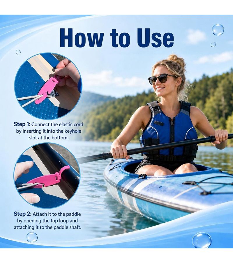 6pcs Paddle Board Clip Holders Easy Installation Fixing Clamps For Kayak Accessories - Image 5