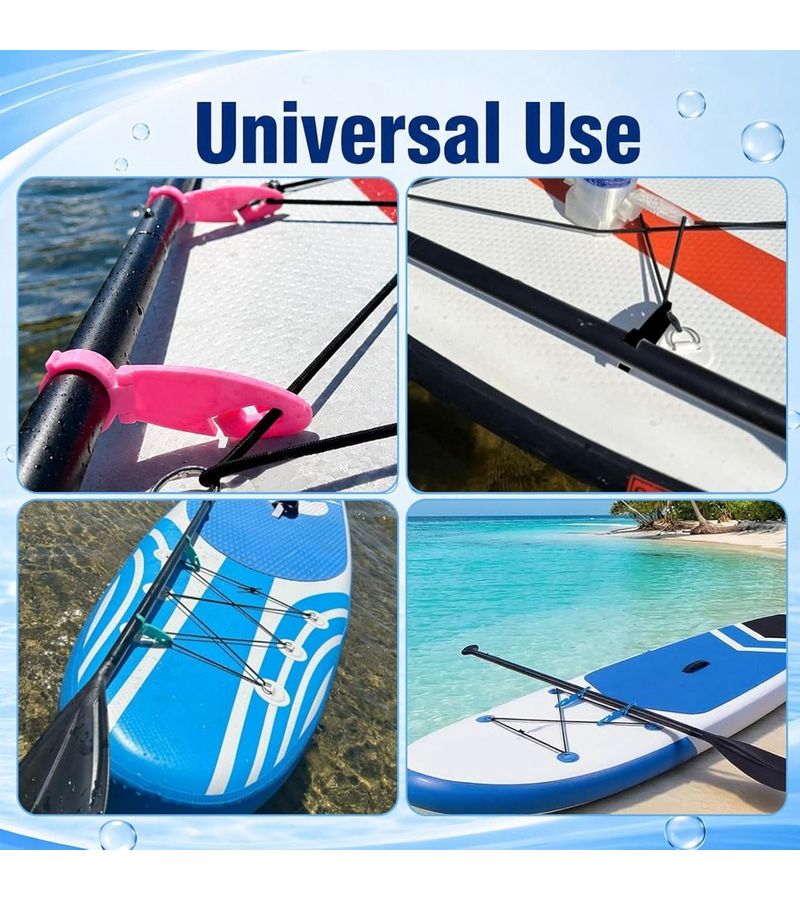 6pcs Paddle Board Clip Holders Easy Installation Fixing Clamps For Kayak Accessories - Image 3