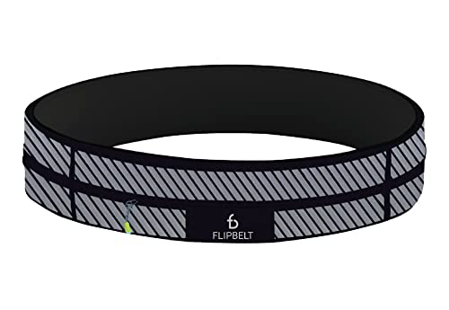 FlipBelt Zipper, Reflective Black, X-Large - Image 1