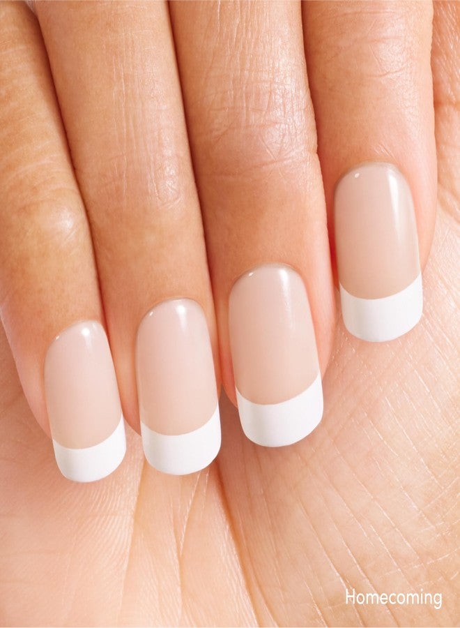 DASHING DIVA مجموعة أظافر داشينغ ديفا ماجيك بريس - مجموعة فرنسية - أظافر مربعة قابلة للصق - من النهار إلى الليل وحفلة التخرج - جل طويل الأمد - تدوم حتى 7 أيام - مجموعتان - Image 3