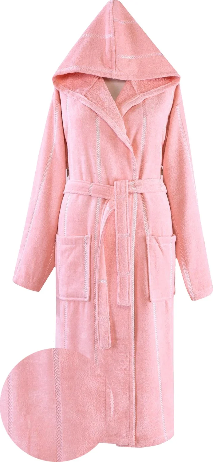 Ephemeris Cotton Hooded Unisex S M Bathrobe Lara Pudra